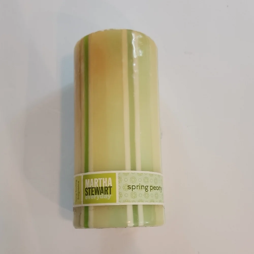 Vintage Martha Stewart Spring Peony 🌸 Pillar Candle